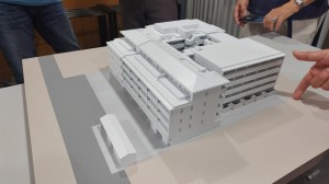 三菱地所レジデンスの聖護院門跡前マンション計画模型