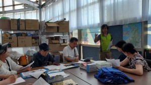 日本共産党の羽昨市能登半島地震被災者共同支援センターにて支援計画のミーティング